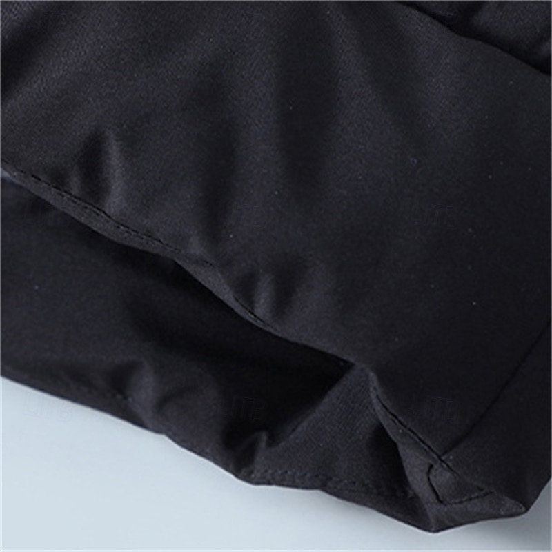 Herr Pufferväst Vadderad Gilet Quiltad väst Dagligen Datum Semester Mode Ledigt Höst vinter Ficka Polyester Håller värmen Bekväm Ensfärgat Dragkedja Huva Normal Svart Mörkröd Rubinrött Väst 2025 - $35.99 –P9