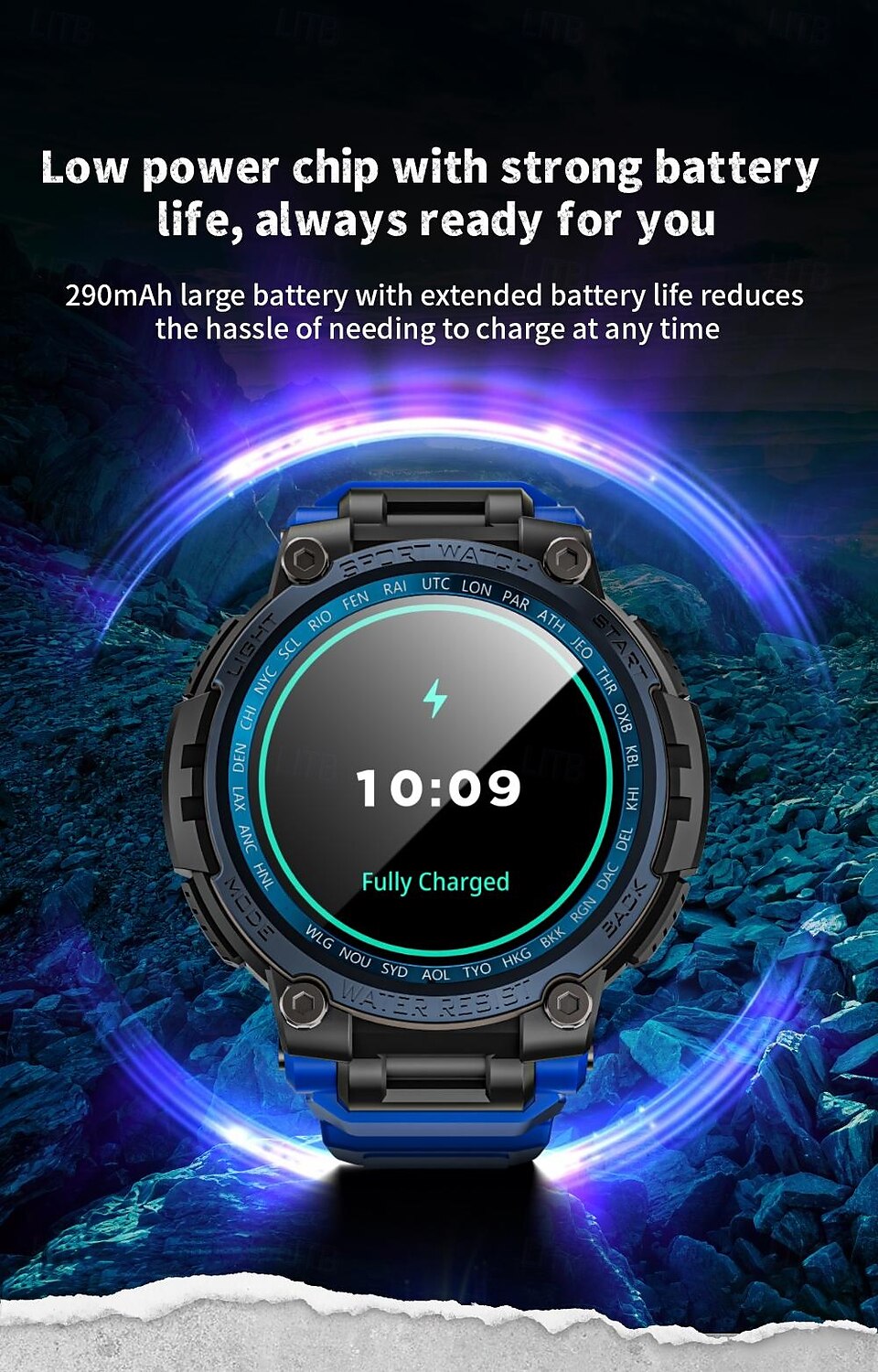 LOKMAT ATTACK MAX Smart Watch 1.53 inch Smartwatch Fitness Running Watch Bluetooth Pedometer Call Reminder Sleep Tracker Compatible with Android iOS Women Men Long Standby Hands-Free Calls Waterproof 2025 - $55.99 –P19