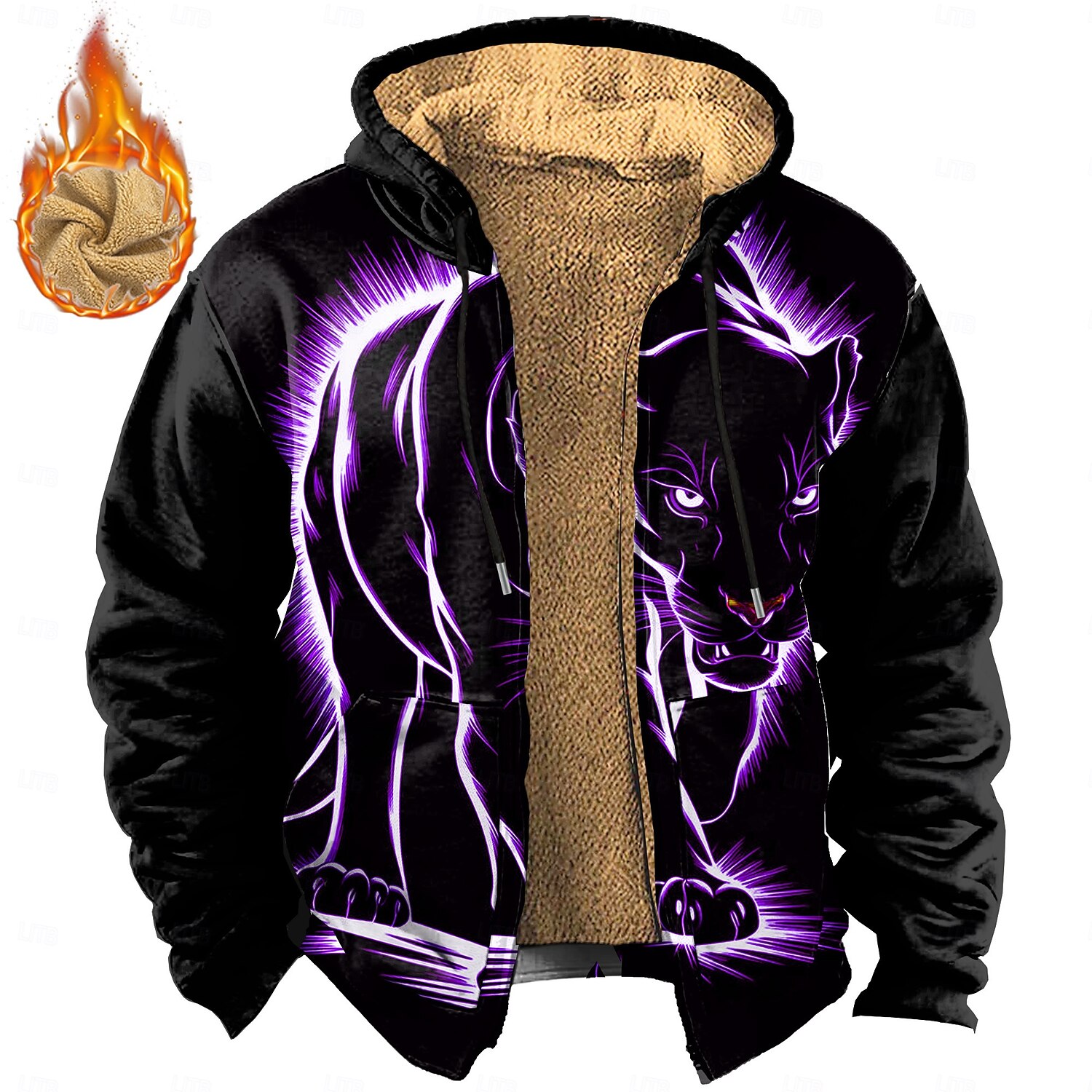 Homens Leão Tosão Moletom Moletons Moletom Manga Longa Moletom com capuz Com Capuz Punk Impressão 3D Festa Feriado Streetwear Branco Amarelo Com Cordão Outono Inverno Designer de 2025 por $49.99 –P5