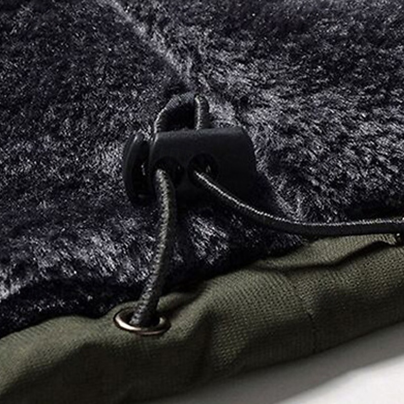 Herr Utomhusjacka Vinterkappa Fleece-jacka Hoodiejacka Dagligen Semester Håller värmen Vindtät Ficka Avtagbar huva Vår & Höst Färgblock Mode Klassisk Huva Normal Svart Röd Kungsblå Armégrön Jacka 2025 - $45.99 –P11