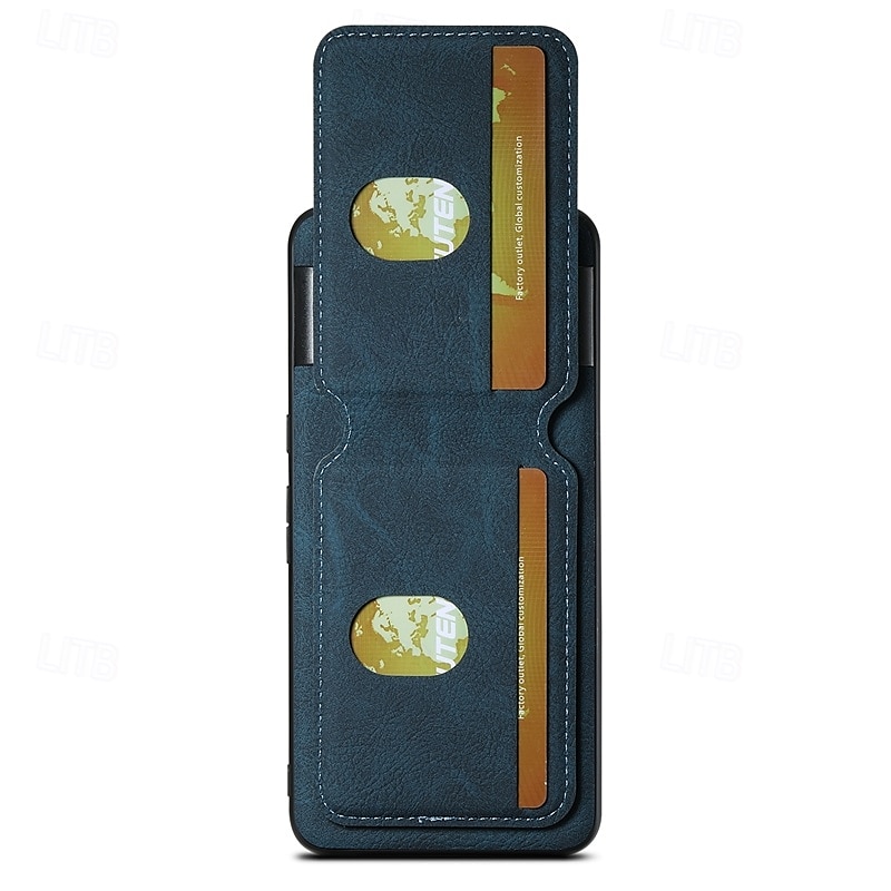 טלפון מגן עבור Pixel 9 Pro Pixel 9 Pro XL Pixel 8 Pro Pixel 8 פיקסל 9 Pixel 7 Pixel 7 Pro Pixel 6 Pixel 6 Pro מארז כרטיס ארנק עם מעמד חריץ לכרטיס עמיד בזעזועים רטרו TPU PC עור PU 2025 - $19.99 –P1