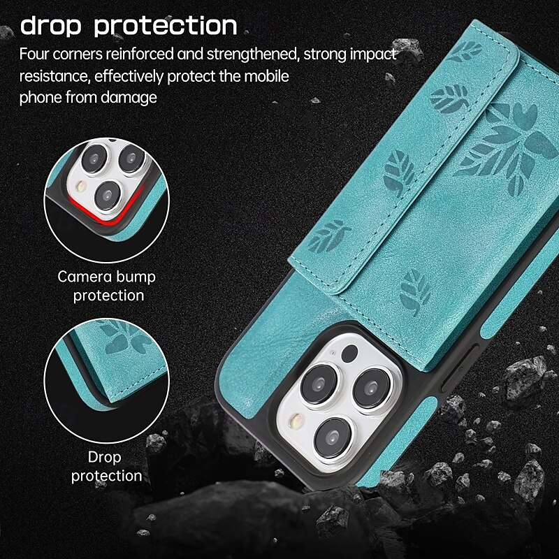 Phone Case For iPhone 16 Pro Max Plus iPhone 15 Pro Max Plus iPhone 14 13 12 Pro Max Plus iPhone 14 Pro Max iPhone 14 Pro Max Plus iPhone 13 12 Pro Max Back Cover with Stand Holder Card Slot 2025 - $18.99 –P8