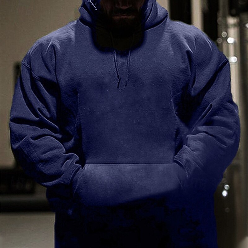 Hombre Sudadera Con Capucha Manga Larga Con Capucha Camiseta Al aire libre Mantiene abrigado Forro Polar Rutina de ejercicio Suave Invierno Poliéster Gris oscuro Negro Blanco Gimnasio Escalada 2025 - $11.59 –P14