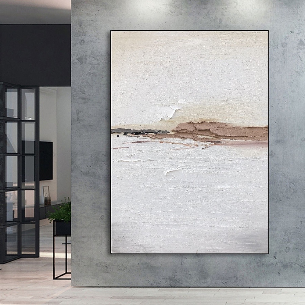 Wabi sabi artwork handmade Wall Art White Beige Abstract Painting on Canvas A Pair Beige Texture gold painting handpainted Wall Art Neutral Abstract painting Wall Art Boho Wal Decor 2025 - $116.99 –P6