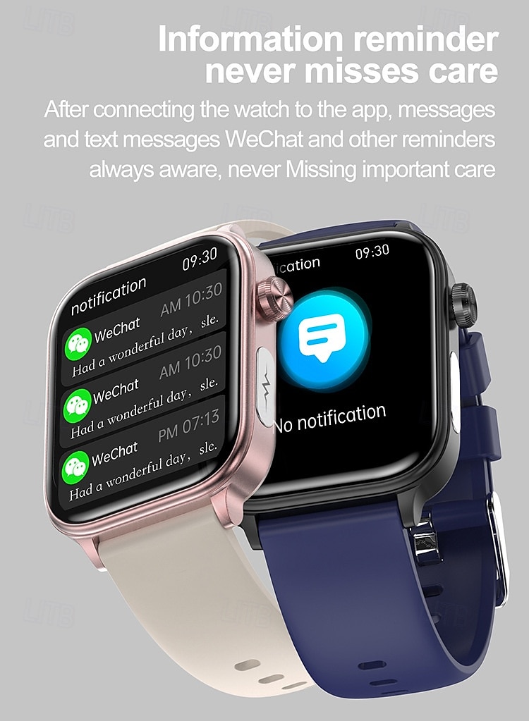 ET570 Smart Watch ECG Bluetooth Call AI Voice SOS Non-invasive Blood Glucose Health Monitor 1.96inch Sport Smartwatch 2025 - $51.99 –P12