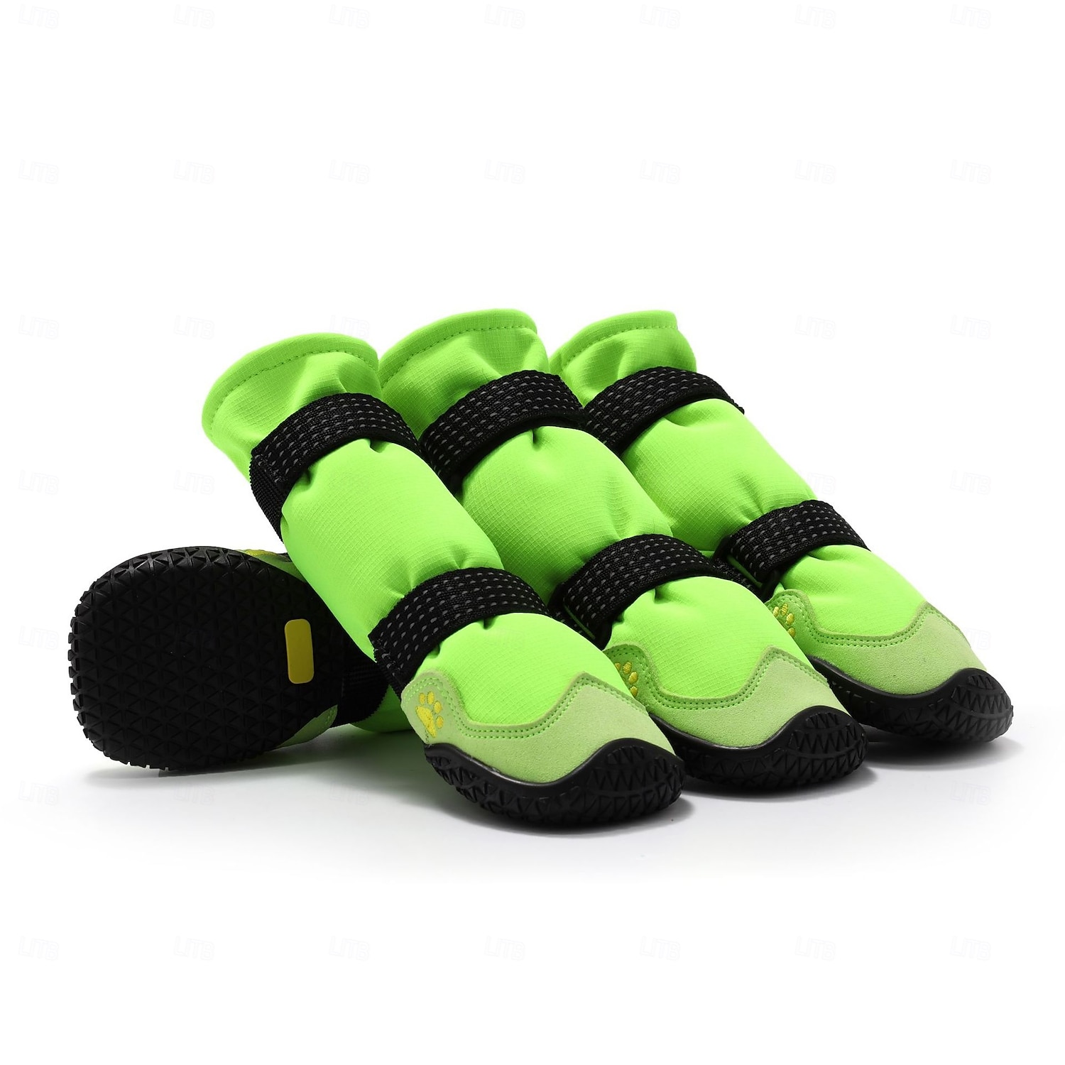 Botas de nieve para perros, botas para perros al aire libre, zapatos de invierno para perros, protectores de patas antideslizantes, impermeables, deportivos y cálidos para la nieve y la lluvia para 2025 - $26.99 –P2