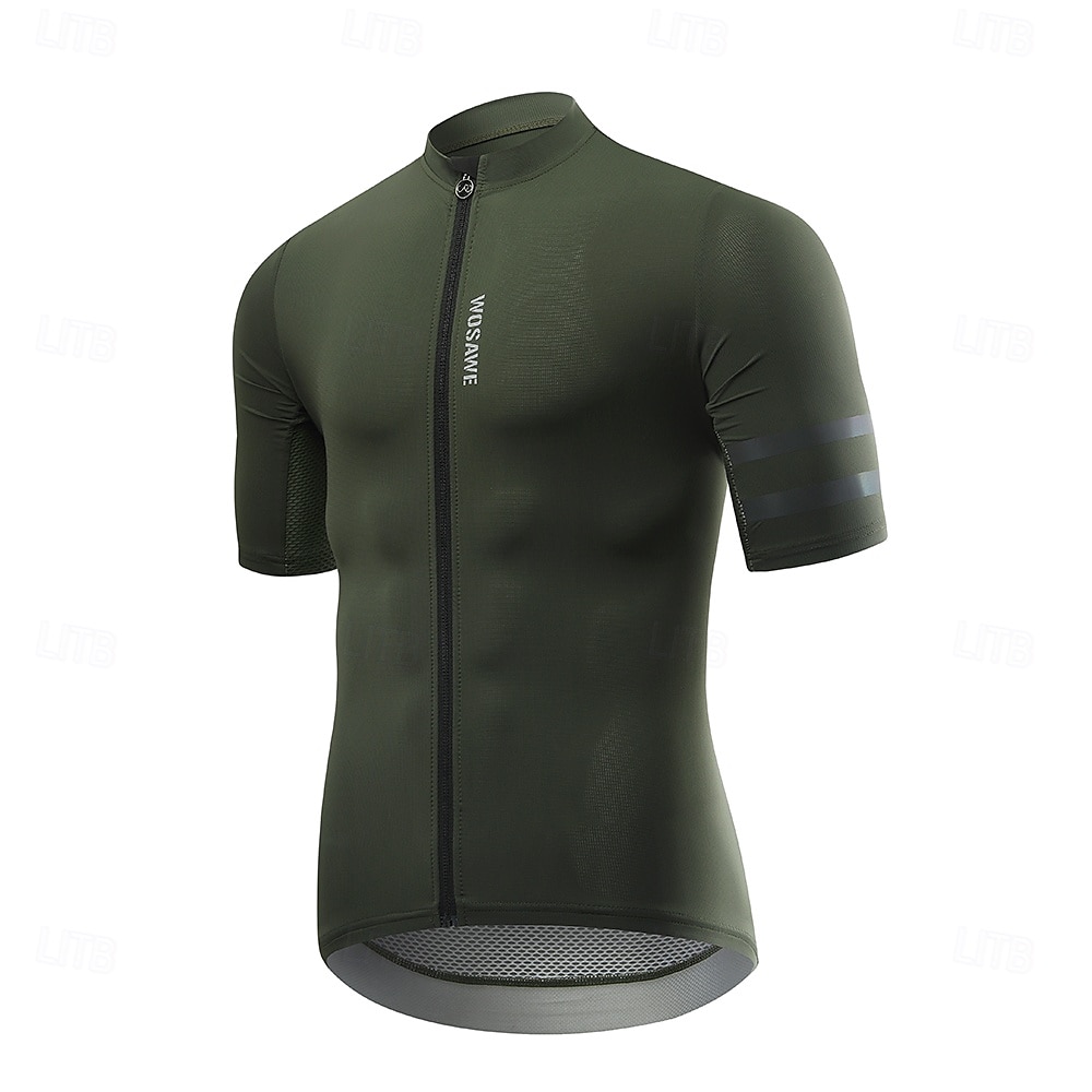 wosawe sommar cykeltopp för män snabbtorkande andas kortärmad landsvägscykel mtb cykeltröja bt258 2025 - $36.79 –P3