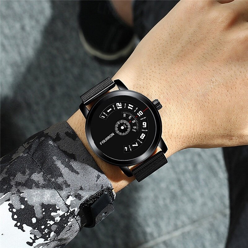 Menn Quartz Klokke Minimalistisk Sport Fritid Business Vanntett Dekorasjon Rustfritt Stål Lær Klokke 2026 - $26.99 –P8