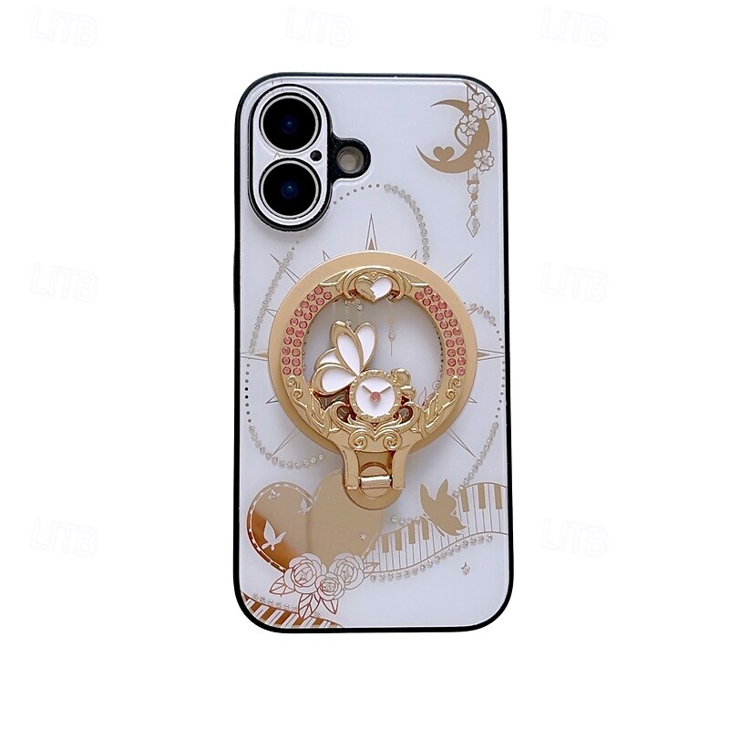 Phone Case For iPhone 16 Pro Max Plus iPhone 15 Pro Max Plus iPhone 14 Pro Max iPhone 14 Pro Max Plus iPhone 13 Pro Max Back Cover with Stand Holder Magnetic Support Wireless Charging Retro TPU PC 2025 - $20.99 –P9