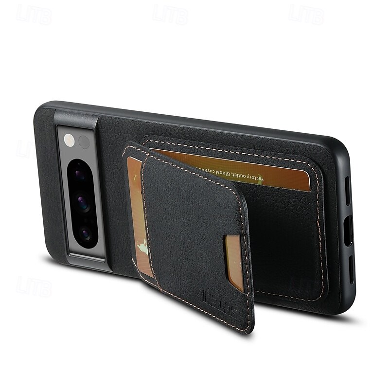 טלפון מגן עבור Pixel 9 Pro Pixel 9 Pro XL Pixel 8 Pro Pixel 8 פיקסל 9 Pixel 7 Pixel 7 Pro Pixel 6 Pixel 6 Pro מארז כרטיס ארנק עם מעמד חריץ לכרטיס עמיד בזעזועים רטרו TPU PC עור PU 2025 - $19.99 –P4