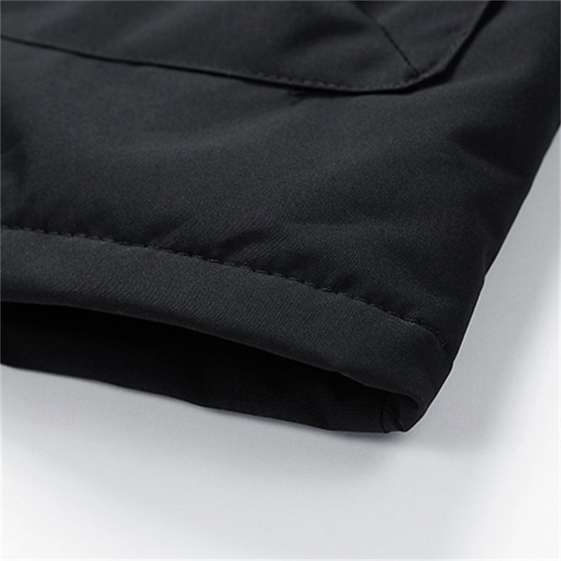 Herren Soft Shell Jacke Wanderjacke Draussen Windundurchlässig Windbreaker-Jacke Reisen Schwarz Armeegrün Khaki 2025 - $75.99 –P14