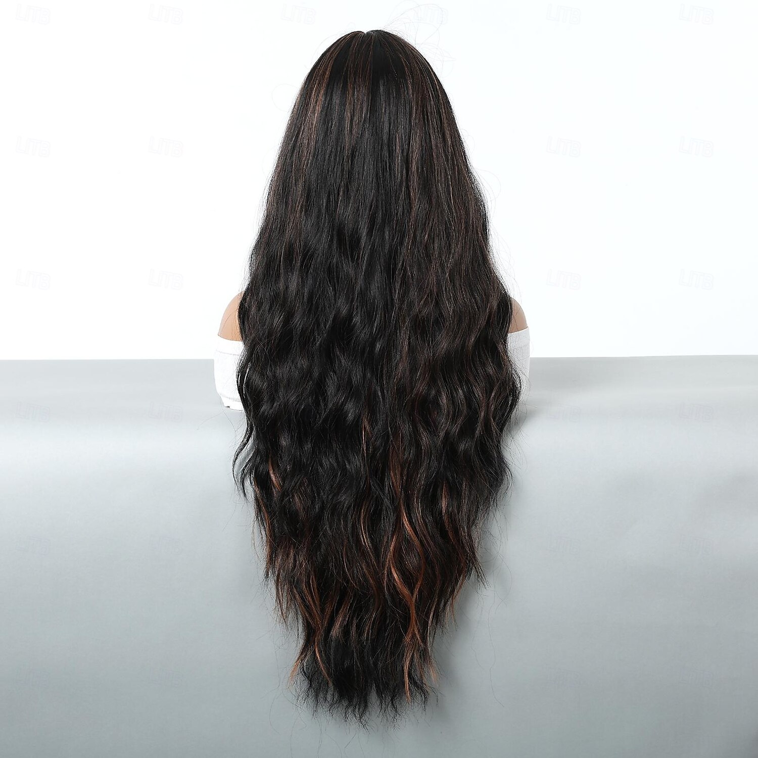 Synthetische pruiken Uniformen carrière Kostuums Prinses Gekruld Golvend Gelaagd kapsel Met pony Machinegemaakt Pruik 76.2 cm Donker Bruin Synthetisch haar Dames Cosplay Feest Modieus Bruin 2025 - $25.99 –P5