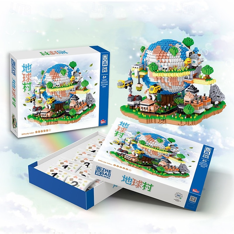 rchitecture global village micro building blocks set5452pcs - giocattoli modello architettonico regali per bambini e adulti del 2025 a $105.99 –P4