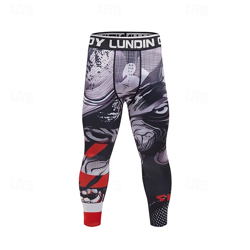Men's Running Tights Leggings Compression Tights Leggings Patchwork Base Layer Outdoor Sports & Outdoor Athletic Fall Quick Dry Soft Compression Sweat wicking Power Flex Marathon Running Workout 2025 - $18.99 –P8