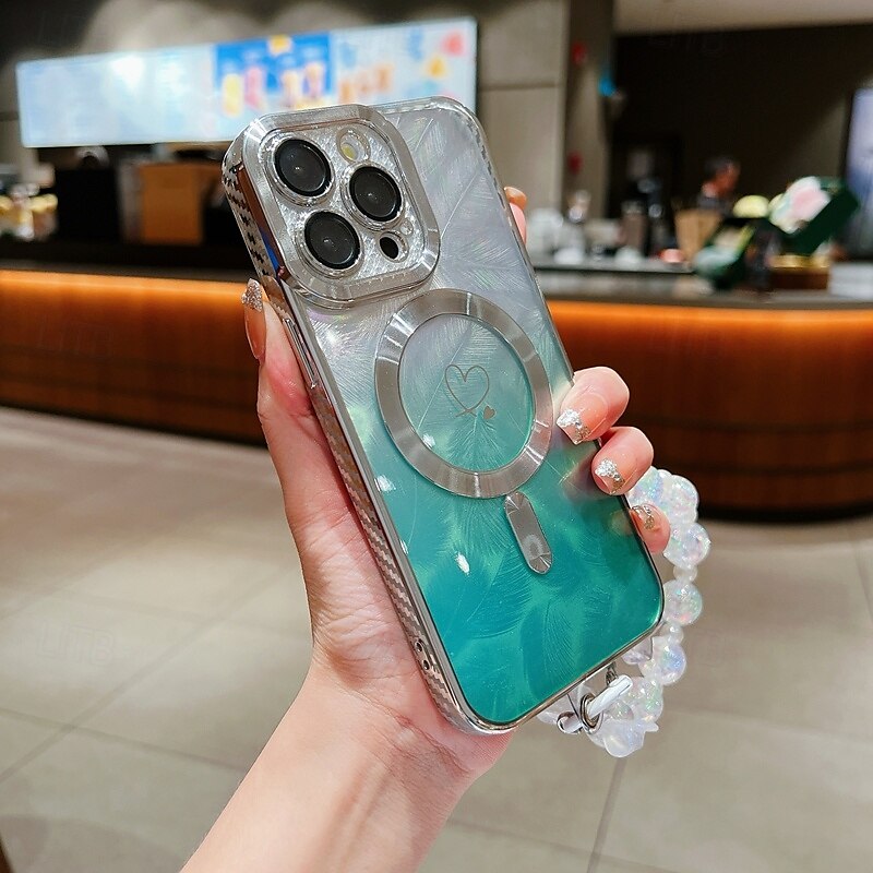 2025年 電話 ケース 用途 iPhone 16 Pro Max プラス iPhone 15 プロマックスプラス iPhone 14 13 12 11 Pro Max Plus iPhone 14 Pro Max iPhone 13 12 11 Pro Max バックカバー 磁石バックル ワイヤレス充電をサポート リストストラップ付き レトロ風 TPU アクリル コレクション – $17.99 –P4