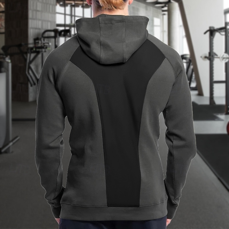 Per uomo Felpa con cappuccio fitness Felpa con cappuccio da allenamento Manica lunga Felpa con cappuccio Informale Athleisure Autunno Tenere al caldo Antivento Traspirante Allenamento in palestra del 2025 a $25.99 –P9