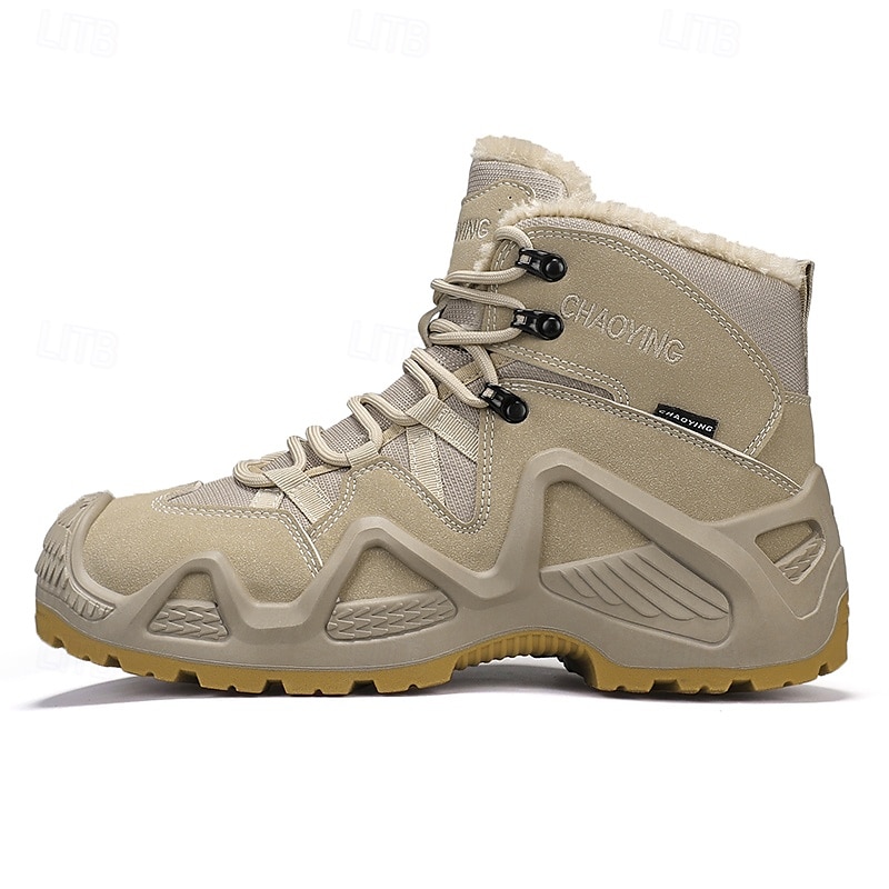 Men's Waterproof Winter Hiking Boots with Fur Lining – Insulated Outdoor Snow Boots for Cold Weather 2025 - $64.99 –P2