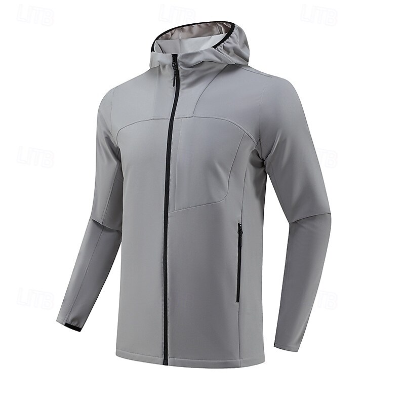Voor heren Hardloopshirt Lange mouw T-shirt Casual Sportkleding Herfst Thermisch Warm Winddicht Ademend Sportschooltraining Hardlopen Wandelen Sportkleding Sportkleding Effen Zwart Groen Khaki 2025 - $51.99 –P8