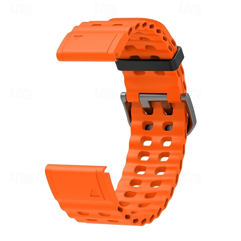 Watch Band for Garmin Fenix 8 47mm 51mm 7X 6 6X Pro Epix Pro Instinct 2X Approach S70 S62 S60 Forerunner 955 945 Epix Marq Descent Quatix 22mm 26mm Silicone Replacement Strap Quick Fit Adjustable 2025 - $16.99 –P6