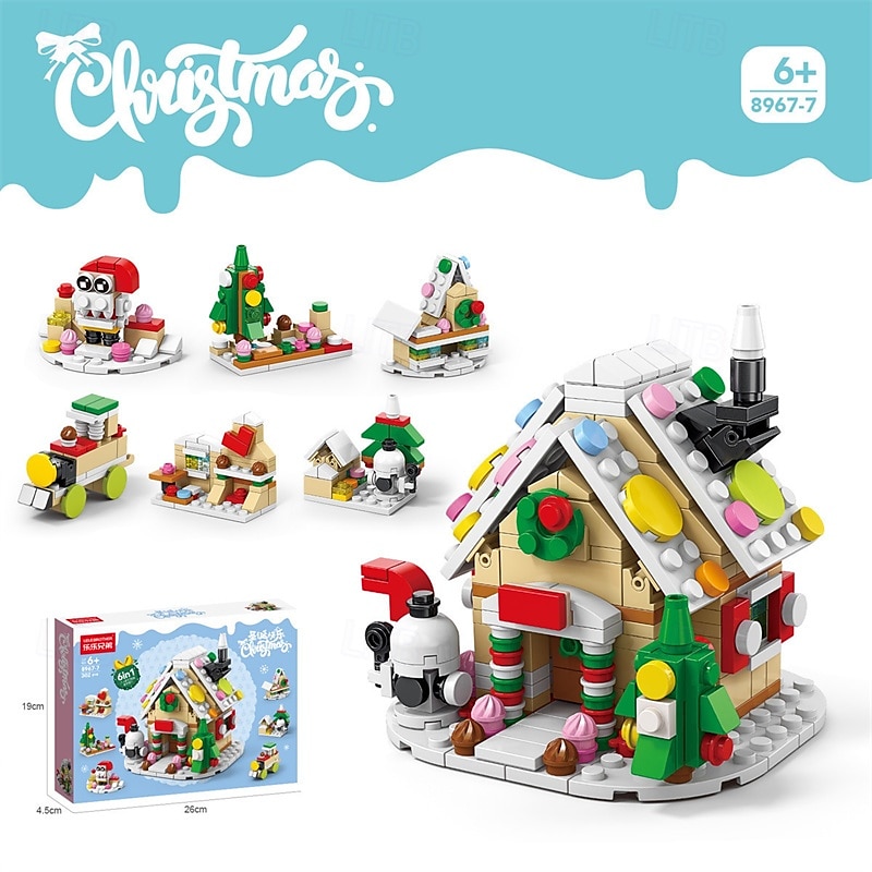 seturi de blocuri de construcție de Crăciun kit de construcție brickheadz moș/ren/om de zăpadă/bărbat dulce set de cărămizi decorațiuni și cadouri de Crăciun pentru copii băieți fete adult 2025 - $21.99 –P9