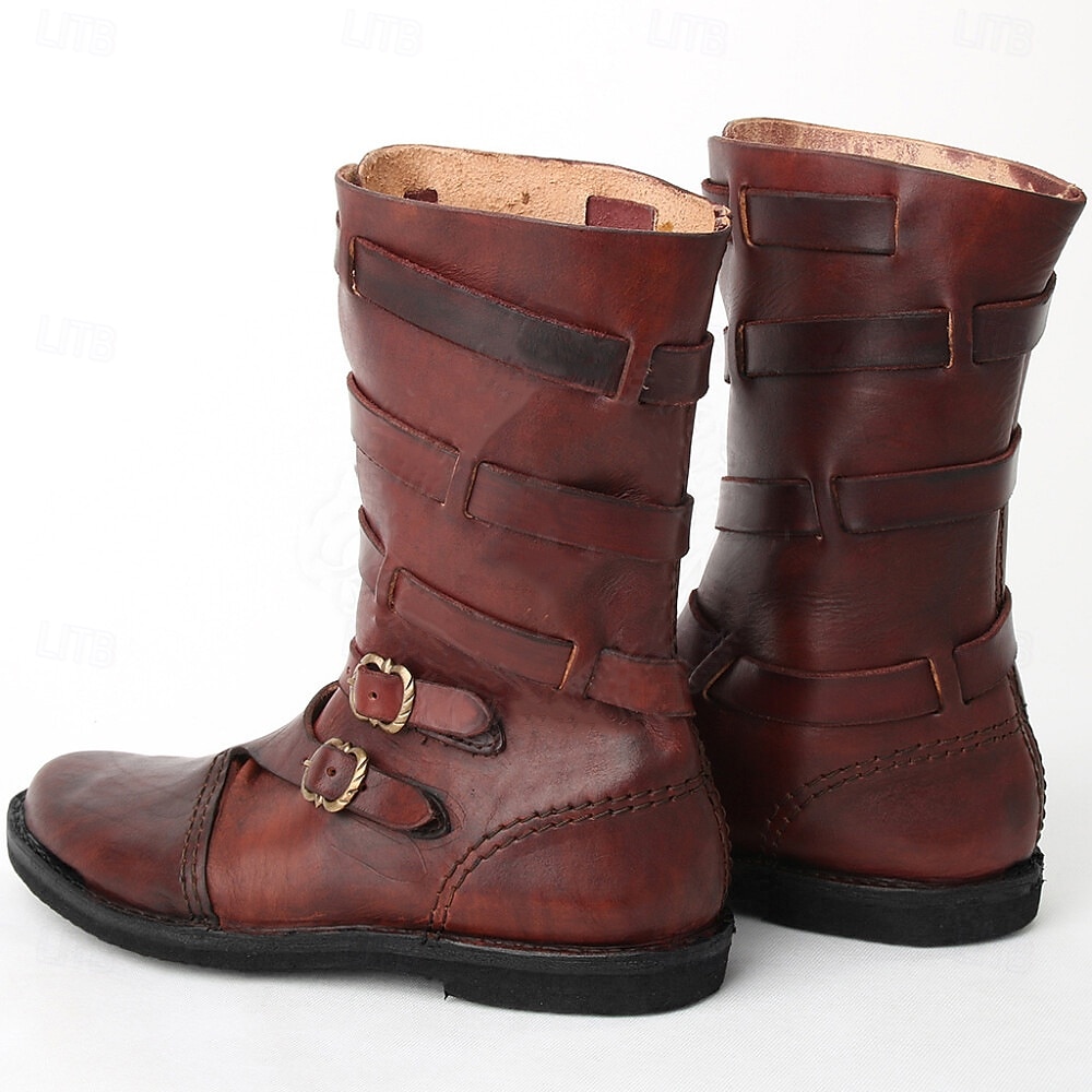 Mittelalterlich Renaissance Schuhe Herren Unisex Keltisch Seeräuber Steampunk Halloween Karneval Maskerade Party / Abend LARP Renaissance-Messe Erwachsene Schuhe 2025 - $55.99 –P6