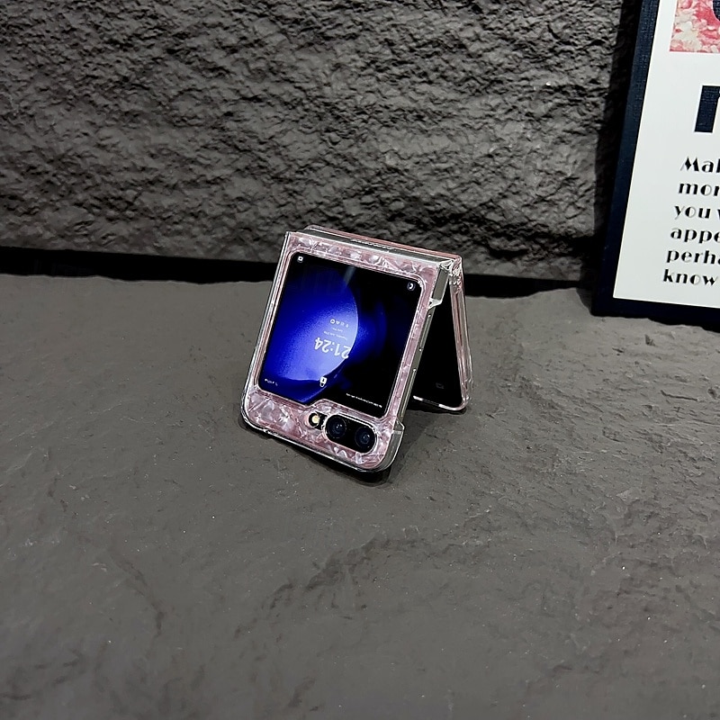 2025年 電話 ケース 用途 サムスンのギャラクシー Zフリップ6 Z Flip 5 Z Flip 4 Z Flip 3 バックカバー 耐衝撃 レトロ風 PC コレクション – $13.99 –P8