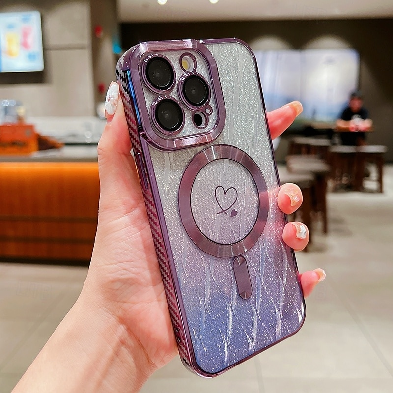2025年 電話 ケース 用途 iPhone 16 Pro Max プラス iPhone 15 プロマックスプラス iPhone 14 13 12 11 Pro Max Plus iPhone 14 Pro Max iPhone 13 12 11 Pro Max バックカバー 磁石バックル ワイヤレス充電をサポート 耐衝撃 レトロ風 TPU アクリル  コレクション – $16.99 –P14