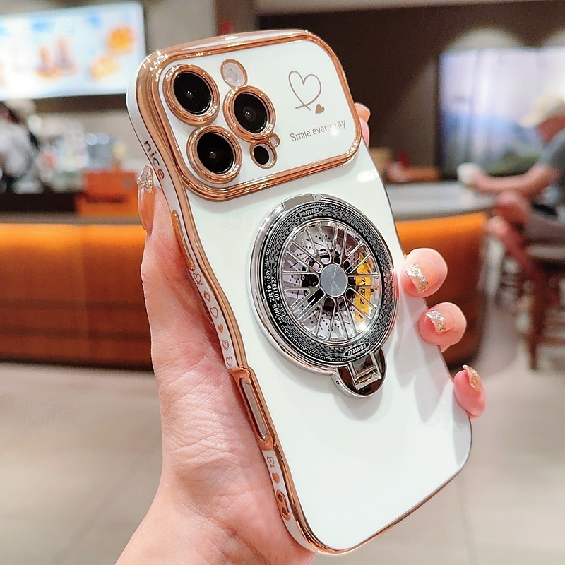 телефон Кейс для Назначение iPhone 16 Про Макс Плюс Айфон 15 Про Макс Плюс iPhone 14 13 12 11 Pro Max Plus Кейс на заднюю панель со стендом Защита от удара Ретро ТПУ ПК 2025 - $16.99 –P2