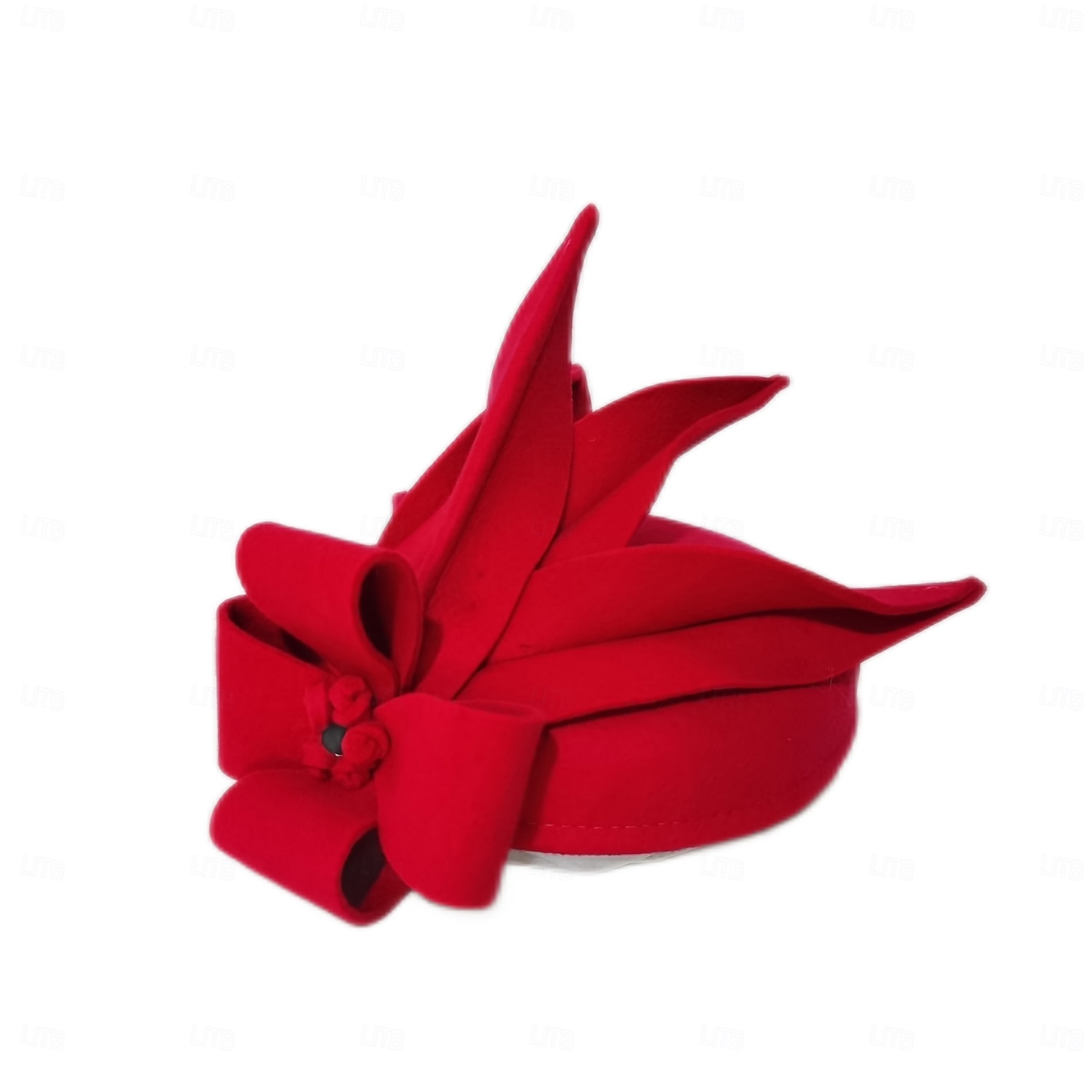 2026年 エレガントなウールの帽子 ファシネーター ケンタッキーダービーハット クラシック ソリッドカラー 結婚式 / ティーパーティー / レディースデー かぶと 女性用 秋&amp; 冬  コレクション – $57.99 –P6