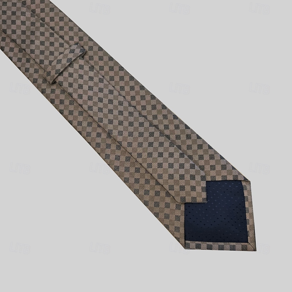 Herren 100% Seide Krawatten elegante Mode Designer bestickt Stickerei Plaid Polka Dot formale Hochzeit Weihnachten 2025 - $16.49 –P2