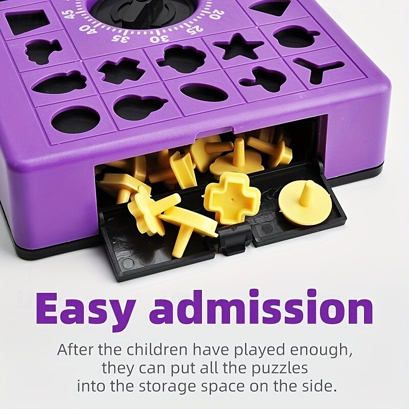 Two-Player Concentration Shape Puzzle Game - Learning & Education Early Development & Activity Toys - Enhance Problem-Solving Skills Boost Concentration and Foster Healthy Competition with This Inte 2025 - $27.99 –P5