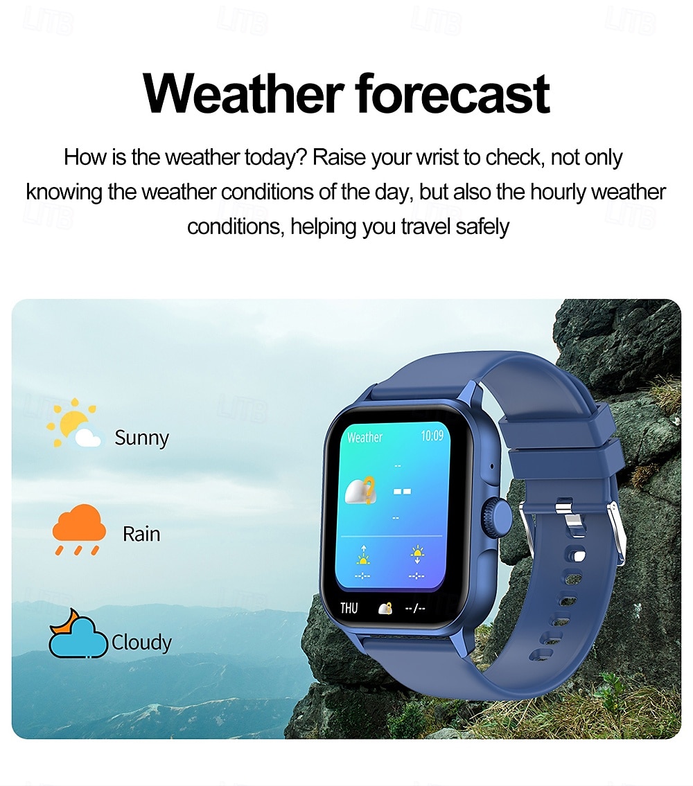 iMosi ZW36A Умные часы 1.83 дюймовый Смарт Часы Bluetooth Педометр Напоминание о звонке Датчик для отслеживания сна Совместим с Android iOS Женский Мужчины 2025 - $29.99 –P16