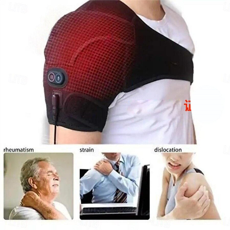 Hot shoulder shoulder USB three controllable temperature thermal shoulder physiotherapy hot compress heating cape 2025 - $23.99 –P2