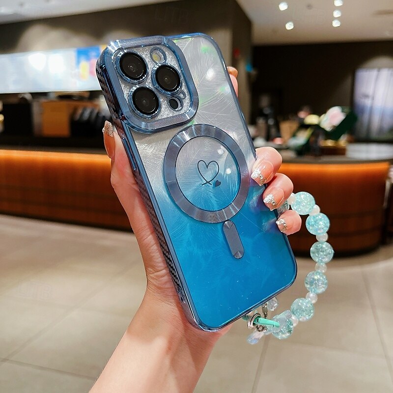 2025年 電話 ケース 用途 iPhone 16 Pro Max プラス iPhone 15 プロマックスプラス iPhone 14 13 12 11 Pro Max Plus iPhone 14 Pro Max iPhone 13 12 11 Pro Max バックカバー 磁石バックル ワイヤレス充電をサポート リストストラップ付き レトロ風 TPU アクリル コレクション – $17.99 –P3