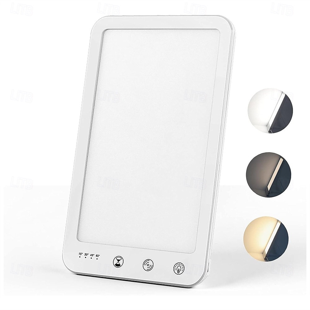 Lampe triste Lampe de luminothérapie sans UV Lampe portable à lumière naturelle avec lumière LED et 3 niveaux de luminosité réglables et température de couleur &fonction mémoire de 2025 ? $39.99 –P14