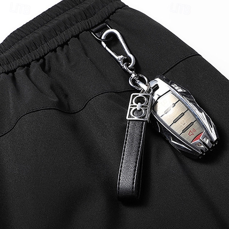 Men's Athletic Pants Fleece Pants Sweatpants Winter Pants Trousers Pocket Drawstring Elastic Waist Plain Comfort Warm Sports Outdoor Daily Fashion Casual Black Gray Micro-elastic 2026 - $26.99 –P5