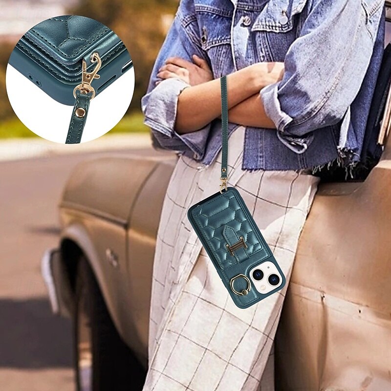 puhelin Etui Käyttötarkoitus iPhone 16 Pro Max Plus iPhone 15 Pro Max Plus iPhone 14 13 12 11 Pro Max Plus iPhone 14 Pro Max iPhone 13 12 11 Pro Max Lompakkokorttikotelo Tuella rannehihnalla 2025 - $20.99 –P1
