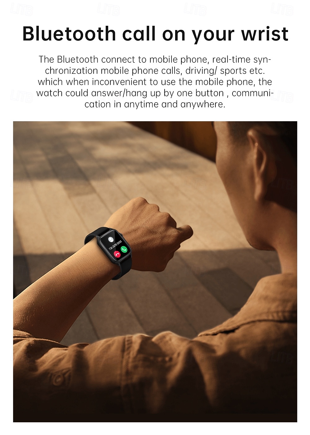 iMosi KT64 Smart Watch 1.96 inch Smartwatch Fitness Running Watch Bluetooth Pedometer Call Reminder Sleep Tracker Compatible with Android iOS Women Men Hands-Free Calls Waterproof Media Control IP 67 2025 - $42.99 –P4