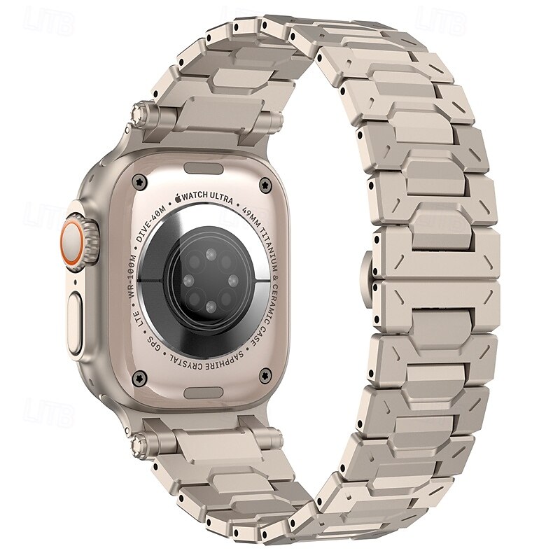 Solo Loop Kompatibilis valamivel Apple Watch óraszíj 42mm 44mm 45mm 49mm Fém kapocs Állítható Rozsdamentes acél Csere óraszíj mert iwatch Ultra 2 Series 9 8 7 SE 6 5 4 3 2 1 2025 - $42.99 –P7