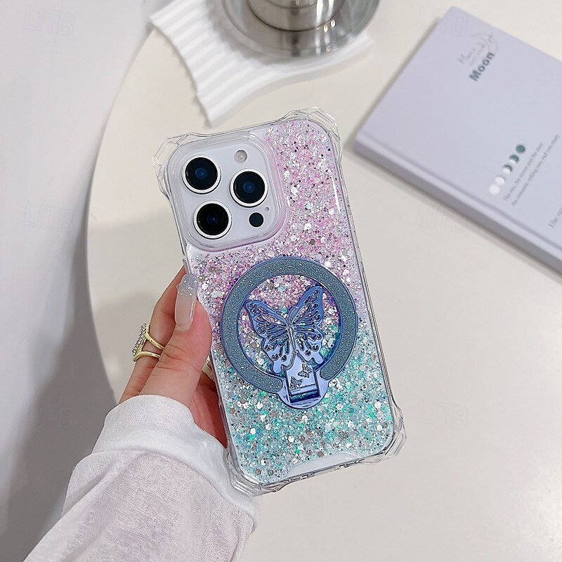 Phone Case For iPhone 16 Pro Max Plus iPhone 15 Pro Max Plus iPhone 14 Pro Max iPhone 14 Pro Max Plus iPhone 13 Pro Max iPhone 12 Pro Max Back Cover with Stand Holder Magnetic with Lanyard Retro PC 2025 - $17.99 –P15