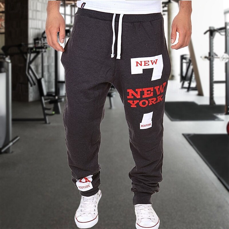 Ανδρικά Παντελόνι Joggers Jogger Αθλητικές Φόρμες Pantaloni de Alergat Αθλητικό παντελόνι Παντελόνι GYM Τσέπη Κορδόνι Παντελόνια ΕΞΩΤΕΡΙΚΟΥ ΧΩΡΟΥ Αθλήματα & Ύπαιθρος Αθλητικό 2025 - $11.49 –P4