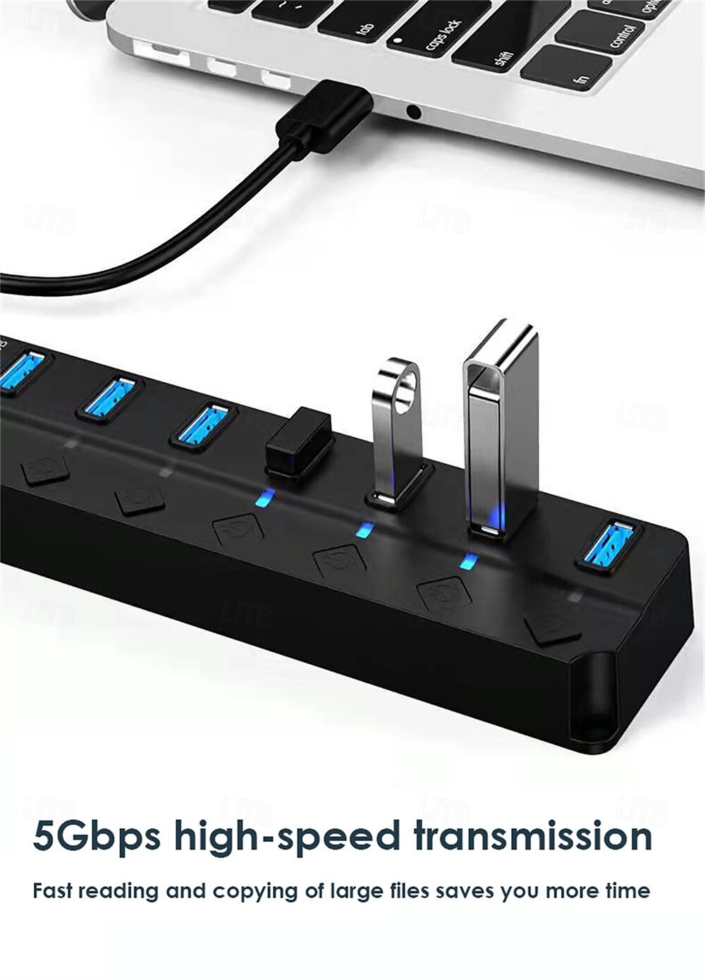 Extension Computer One Drag Seven Multi-interface Hubs With Switches 2025 - $19.99 –P2