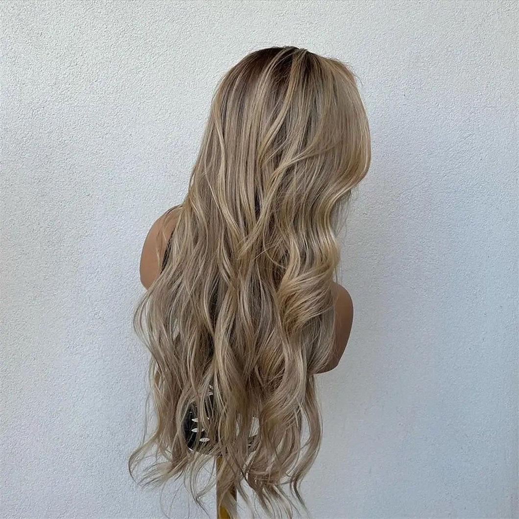 Human Hair 13x4 Lace Front Wig Free Part Brazilian Hair Wavy Multi-color Wig 130% 150% Density with Baby Hair Highlighted / Balayage Hair Glueless For Women Long Human Hair Lace Wig 2025 - $235.79 –P2
