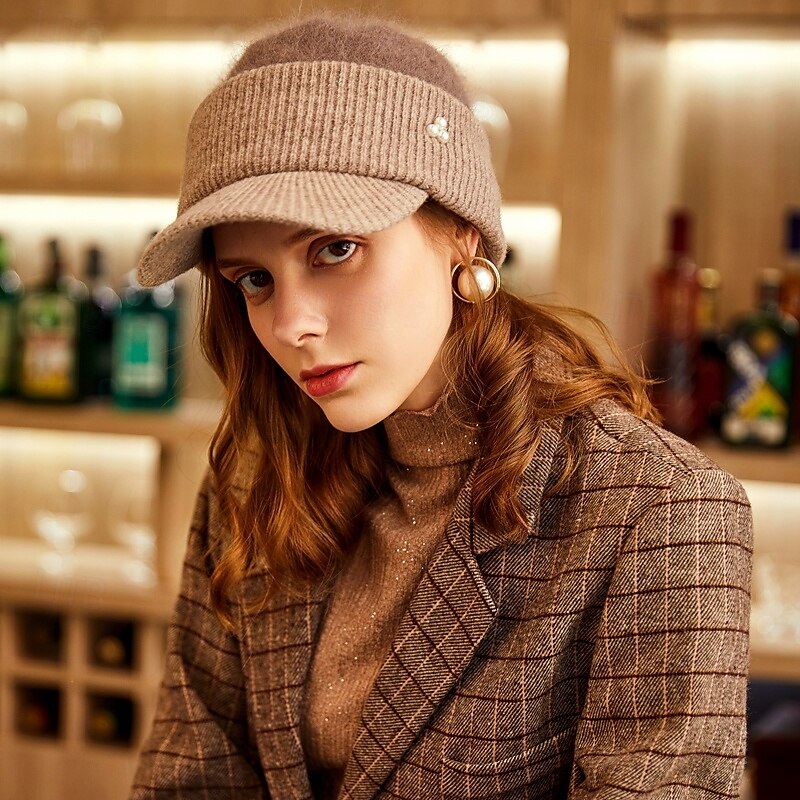 cappelli lana fibra cappello floscio cappello da sole casual festa semplice classico con giunture copricapo copricapo del 2025 a $22.99 –P4