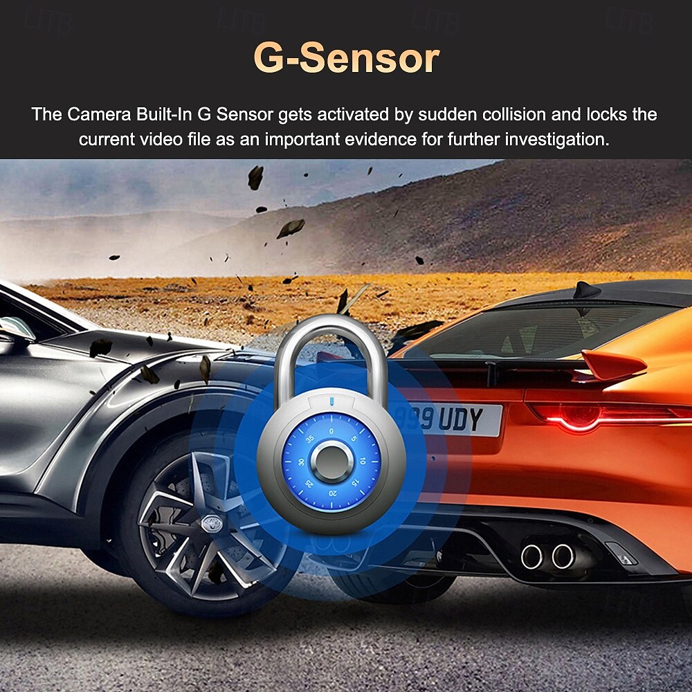 HD Car Dash Camera 3 Cameras 4 Inch LCD Backlit Display 360 Degree Rotatable 170 Degree Wide Angle Night Vision Auto Storage 1080P Car DVR 2025 - $52.99 –P11