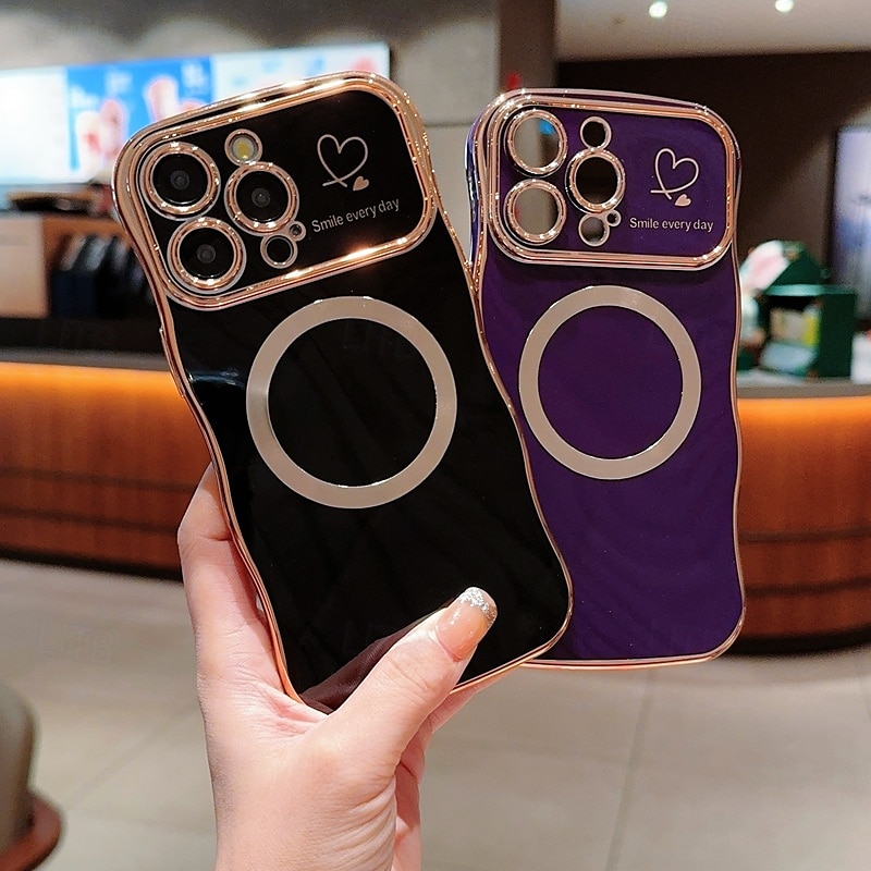 2025年 電話 ケース 用途 iPhone 16 Pro Max プラス iPhone 15 プロマックスプラス iPhone 14 13 12 11 Pro Max Plus iPhone 14 Pro Max Plus iPhone 13 12 11 Pro Max バックカバー 磁石バックル ワイヤレス充電をサポート 耐衝撃 レトロ風 仕上げ コレクション – $15.99 –P3