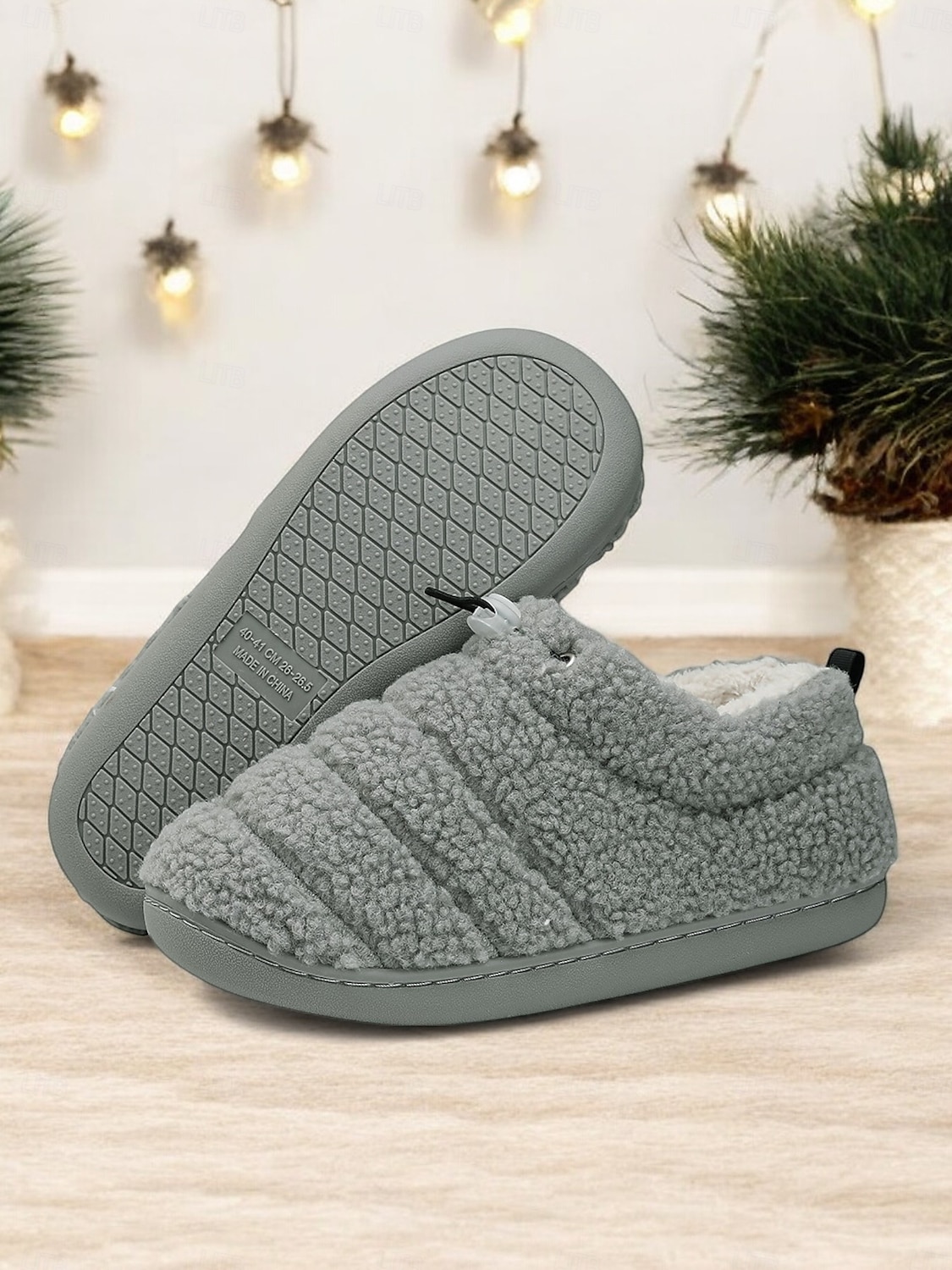 Cozy Fleece Lined Indoor Slippers with Non-Slip Sole – Warm Plush Home Shoes for Women 2025 - $19.99 –P2