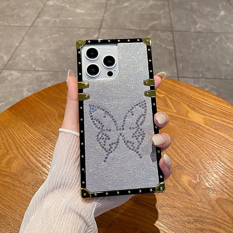 téléphone Coque Pour iPhone 16 Pro Max Plus iPhone 15 Pro Max Plus iPhone 14 13 12 11 Pro Max Plus Mini iPhone 14 Pro Max iPhone 13 12 11 Pro Max Coque Arriere avec dragonne Bling Paillettes Brillant de 2025 ? $17.99 –P3