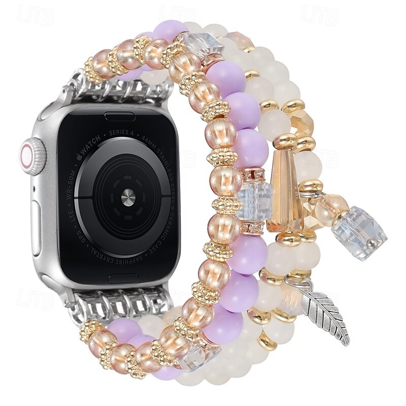 Pulseira Esportiva Compatível com Pulseira Apple Watch 38mm 40mm 41mm 42mm 44mm 45mm 49mm Com Miçangas Ajustável Respirável Contas pulseira de substituição para iwatch Ultra 2 Series 9 8 7 SE 6 5 4 3 de 2025 por $12.99 –P5