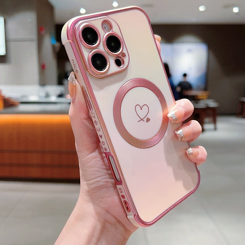 2025年 電話 ケース 用途 iPhone 16 Pro Max プラス iPhone 15 プロマックスプラス iPhone 14 13 12 Pro Max Plus iPhone 14 Pro Max iPhone 13 12 Pro Max バックカバー 磁石バックル ワイヤレス充電をサポート 耐衝撃 レトロ風 TPU 仕上げ  コレクション – $17.99 –P7